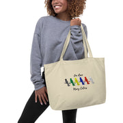 Large organic tote bag